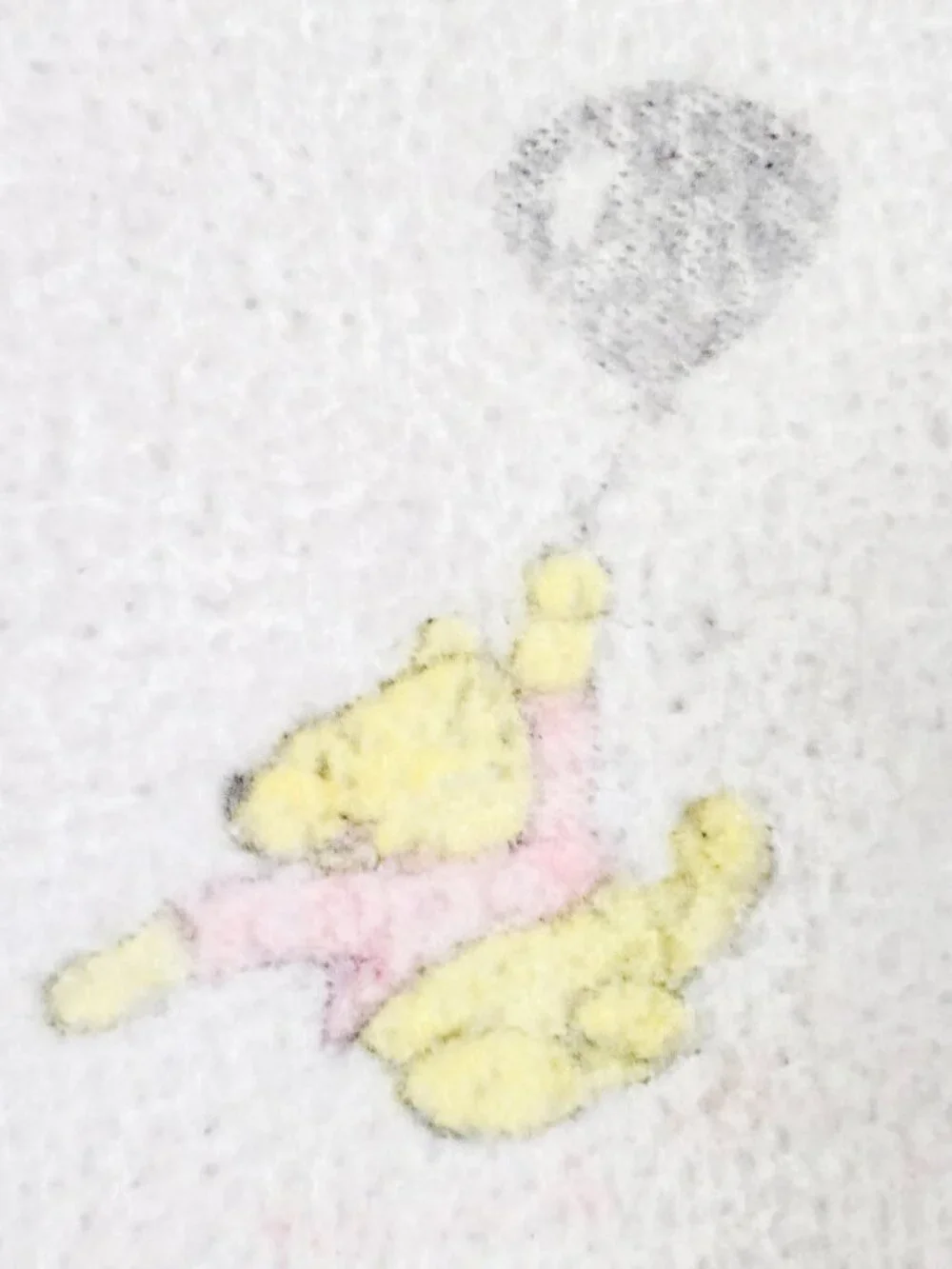 HTF Vintage 1980's Winnie The Pooh Flannel Receiving Blankets Set of 2